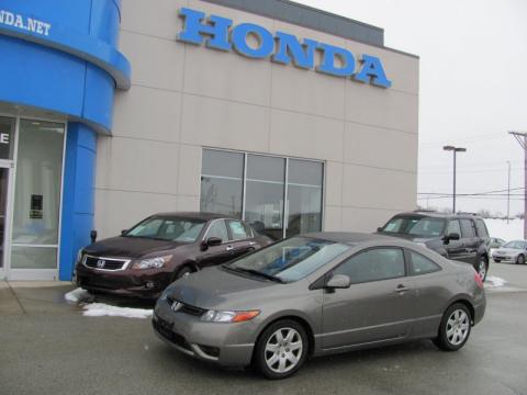 Galaxy Gray Metallic Honda Civic LX Coupe.  Click to enlarge.