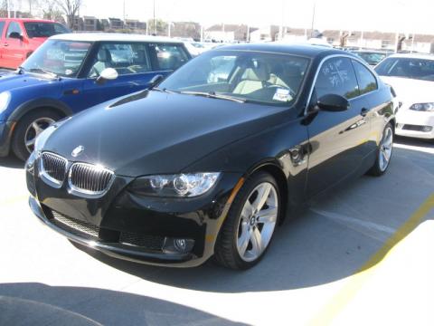 Jet Black BMW 3 Series 335i Coupe.  Click to enlarge.