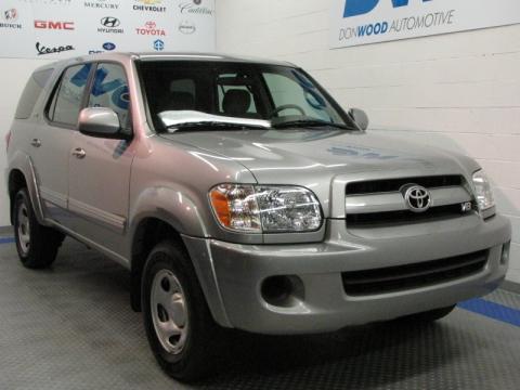 Silver Sky Metallic Toyota Sequoia SR5.  Click to enlarge.