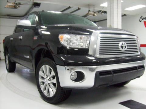 Black Toyota Tundra Platinum CrewMax 4x4.  Click to enlarge.