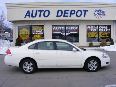 White Chevrolet Impala LT.  Click to enlarge.