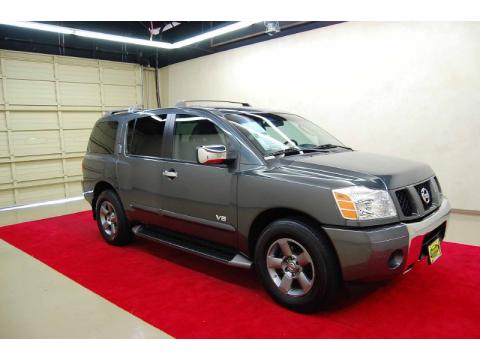 Smoke Gray Nissan Armada SE.  Click to enlarge.