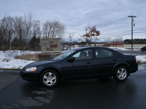 Deep Sapphire Blue Pearl Dodge Stratus SE Sedan.  Click to enlarge.
