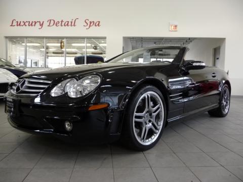 Black Mercedes-Benz SL 65 AMG Roadster.  Click to enlarge.