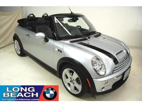 Pure Silver Metallic Mini Cooper S Convertible.  Click to enlarge.