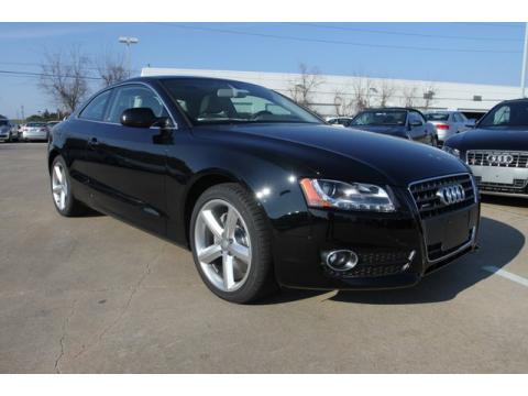 Brilliant Black Audi A5 2.0T quattro Coupe.  Click to enlarge.