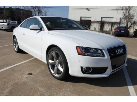 Ibis White Audi A5 2.0T quattro Coupe.  Click to enlarge.