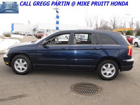 Midnight Blue Pearl Chrysler Pacifica Touring AWD.  Click to enlarge.