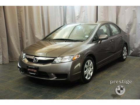 Urban Titanium Metallic Honda Civic LX Sedan.  Click to enlarge.