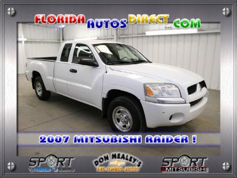 Alloy Silver Mitsubishi Raider LS Extended Cab.  Click to enlarge.