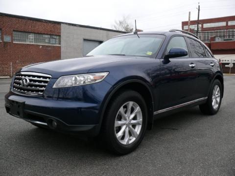 Sapphire Blue Pearl Infiniti FX 35 AWD.  Click to enlarge.