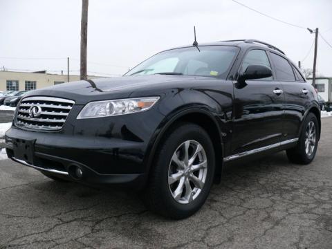 Black Obsidian Infiniti FX 35 AWD.  Click to enlarge.