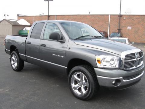 Mineral Gray Metallic Dodge Ram 1500 Big Horn Edition Quad Cab 4x4.  Click to enlarge.