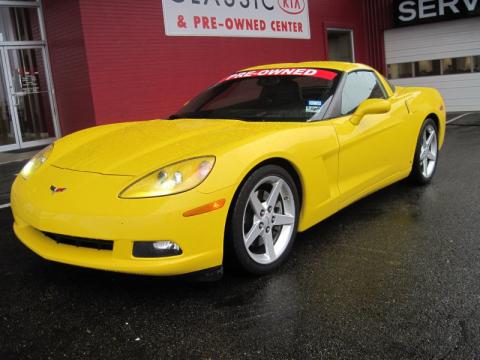 Velocity Yellow Chevrolet Corvette Coupe.  Click to enlarge.