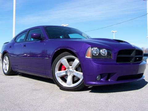 Plum Crazy Pearl Dodge Charger SRT-8.  Click to enlarge.
