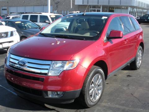Redfire Metallic Ford Edge SEL AWD.  Click to enlarge.