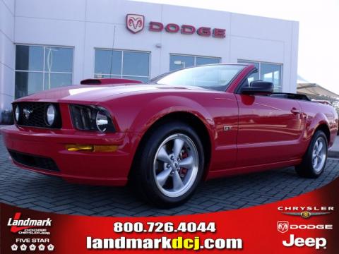 Torch Red Ford Mustang GT Premium Convertible.  Click to enlarge.