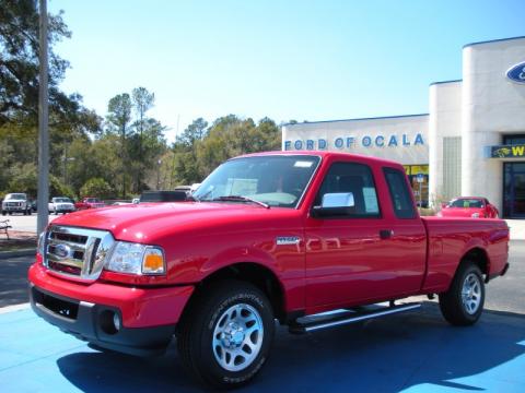 Torch Red Ford Ranger XLT SuperCab.  Click to enlarge.