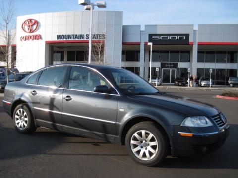 Blue Anthracite Pearl Volkswagen Passat GLS Sedan.  Click to enlarge.