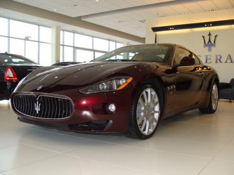 Bordeaux Pontevecchio (Dark Red) Maserati GranTurismo .  Click to enlarge.