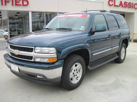 Bermuda Blue Metallic Chevrolet Tahoe LT.  Click to enlarge.