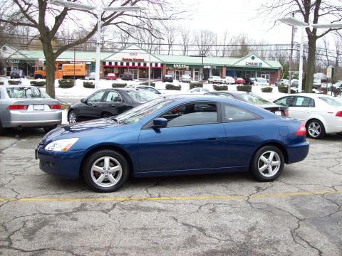 Sapphire Blue Pearl Honda Accord EX Coupe.  Click to enlarge.