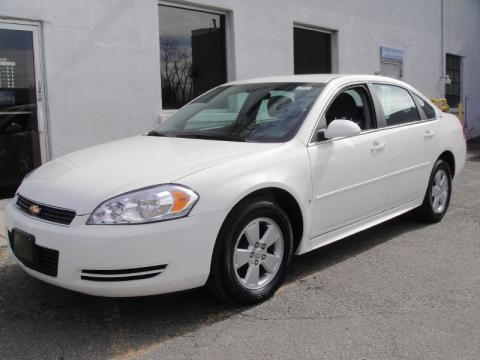 White Chevrolet Impala LT.  Click to enlarge.