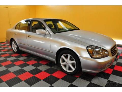 Brilliant Silver Infiniti Q 45 Luxury Sedan.  Click to enlarge.