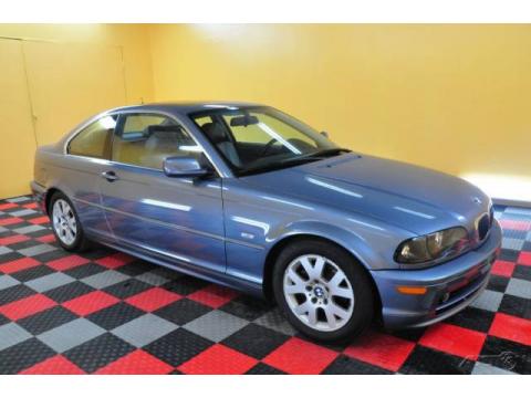 Topaz Blue Metallic BMW 3 Series 323i Coupe.  Click to enlarge.