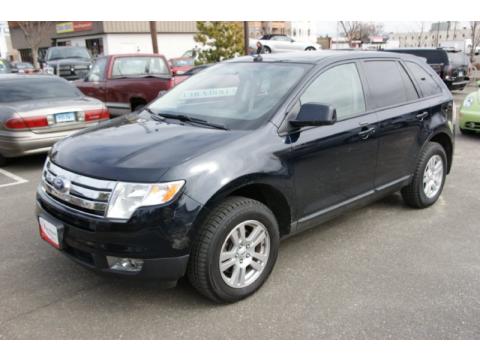 Dark Ink Blue Metallic Ford Edge SEL AWD.  Click to enlarge.