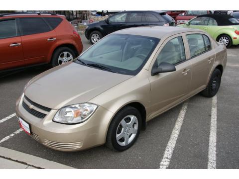 Sandstone Metallic Chevrolet Cobalt LS Sedan.  Click to enlarge.
