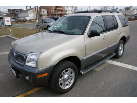 Light French Silk Metallic Mercury Mountaineer V8 AWD.  Click to enlarge.