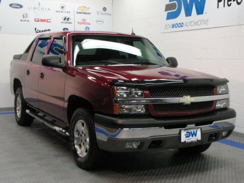 Sport Red Metallic Chevrolet Avalanche 1500 Z71 4x4.  Click to enlarge.