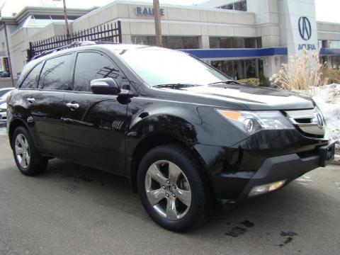 Formal Black Pearl Acura MDX Technology.  Click to enlarge.