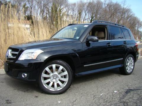 Black Mercedes-Benz GLK 350 4Matic.  Click to enlarge.