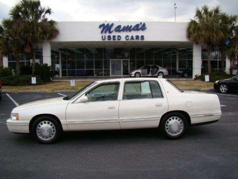 Cotillion White Cadillac DeVille Sedan.  Click to enlarge.