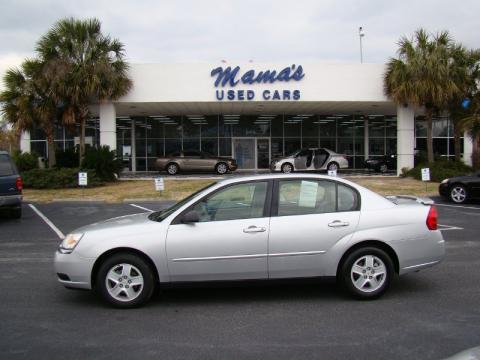 Galaxy Silver Metallic Chevrolet Malibu LS V6 Sedan.  Click to enlarge.