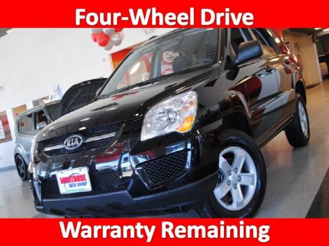 Black Cherry Kia Sportage LX V6 4x4.  Click to enlarge.