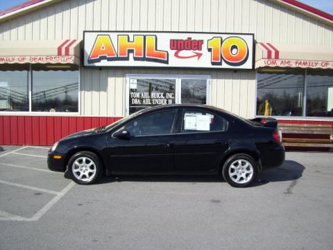 Black Dodge Neon SXT.  Click to enlarge.