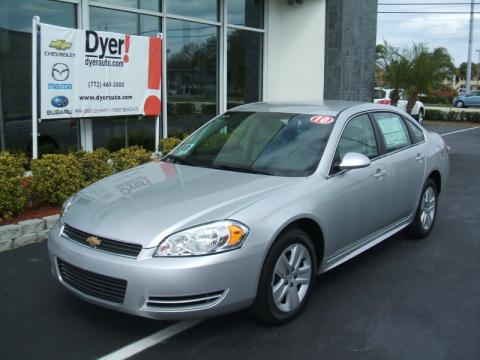 Silver Ice Metallic Chevrolet Impala LS.  Click to enlarge.