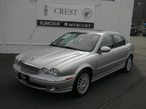 Liquid Silver Metallic Jaguar X-Type 3.0.  Click to enlarge.