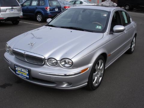Platinum Metallic Jaguar X-Type 3.0.  Click to enlarge.