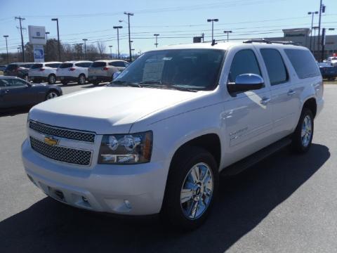 White Diamond Tricoat Chevrolet Suburban LTZ 4x4.  Click to enlarge.