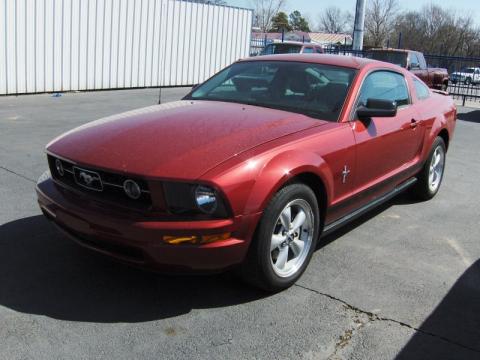 Redfire Metallic Ford Mustang V6 Premium Coupe.  Click to enlarge.