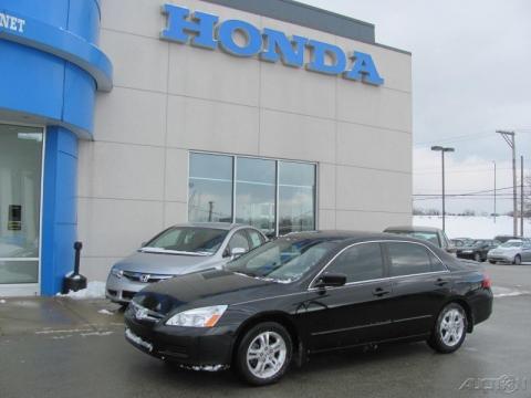 Nighthawk Black Pearl Honda Accord EX Sedan.  Click to enlarge.