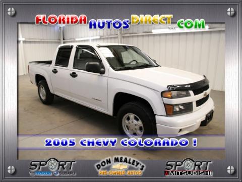 Summit White Chevrolet Colorado LS Crew Cab.  Click to enlarge.