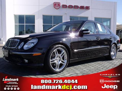 Black Mercedes-Benz E 320 Sedan.  Click to enlarge.