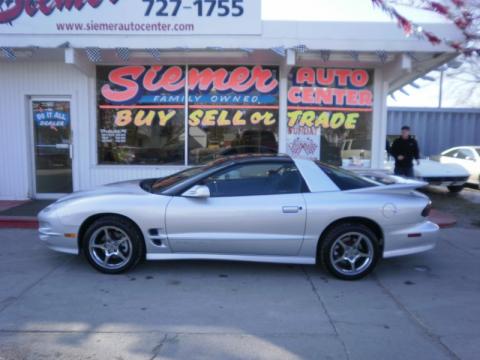 Bright Silver Metallic Pontiac Firebird Trans Am Coupe.  Click to enlarge.