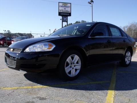Black Chevrolet Impala LS.  Click to enlarge.