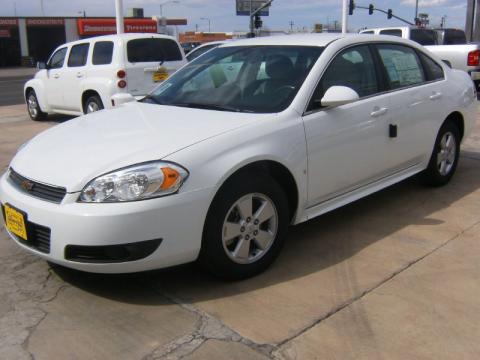 Summit White Chevrolet Impala LT.  Click to enlarge.